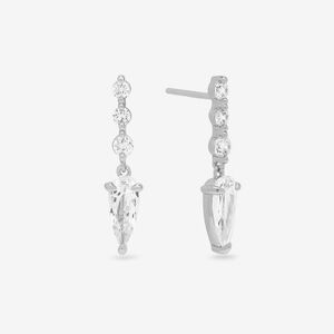 Melinda Maria She's Arrived Drop Earrings Simultated Diamond Silver FIRM ✨️